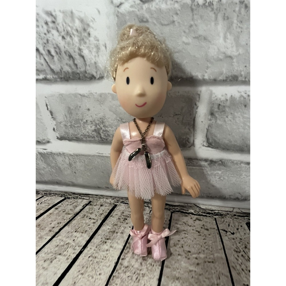 Eden Magic Charm The Silver Slippers 1999 vintage small posable ballerina doll